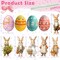 10 Pcs Easter Yard Decorations Outdoor, Bunny Egg Yard Signs with Stake, Spring Lawn Garden Signs Decor for Kids Family Home Outside Happy Easter Party Egg Hunt